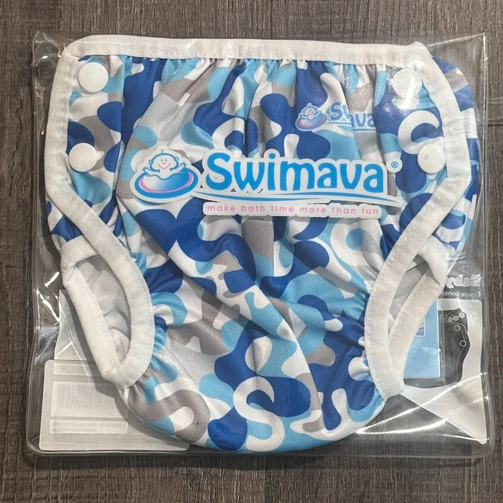 💞 New Swimava Baby Size 0-24 Months Reusable & Adjustable Cloth Swim Diaper